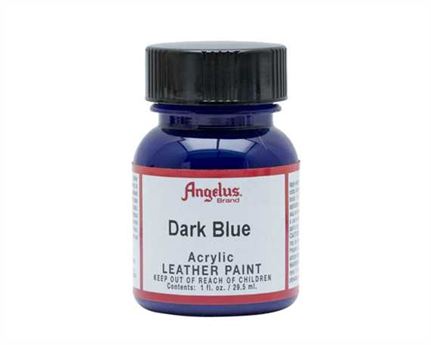 ANGELUS ACRYLIC PAINT DARK BLUE #179 29ML USE ON LEATHER, VINYL OR FABRIC