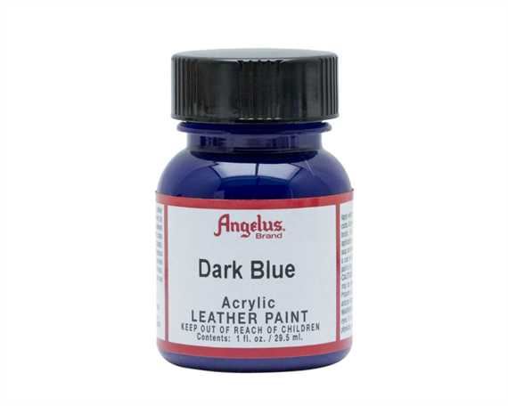 ANGELUS ACRYLIC PAINT DARK BLUE #179 29ML USE ON LEATHER, VINYL OR FABRIC