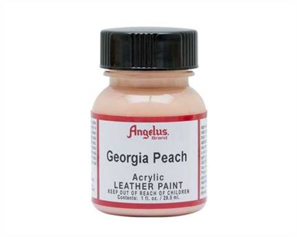 ANGELUS ACRYLIC PAINT GEORGIA PEACH #266 29ML USE ON LEATHER, VINYL OR FABRIC