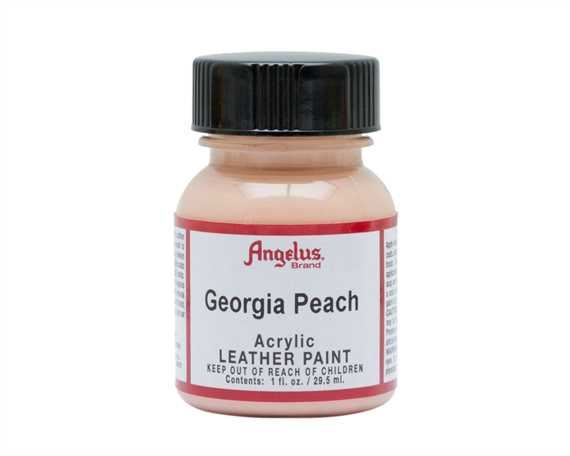 ANGELUS ACRYLIC PAINT GEORGIA PEACH #266 29ML USE ON LEATHER, VINYL OR FABRIC