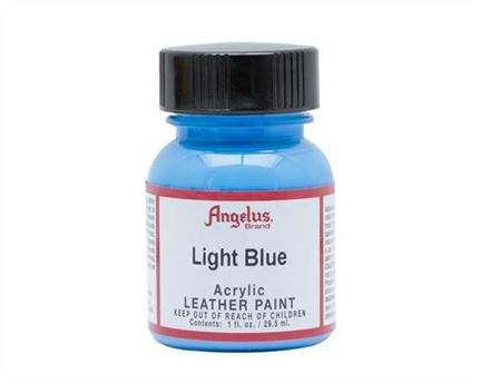 ANGELUS ACRYLIC PAINT LIGHT BLUE #041 29ML USE ON LEATHER, VINYL OR FABRIC