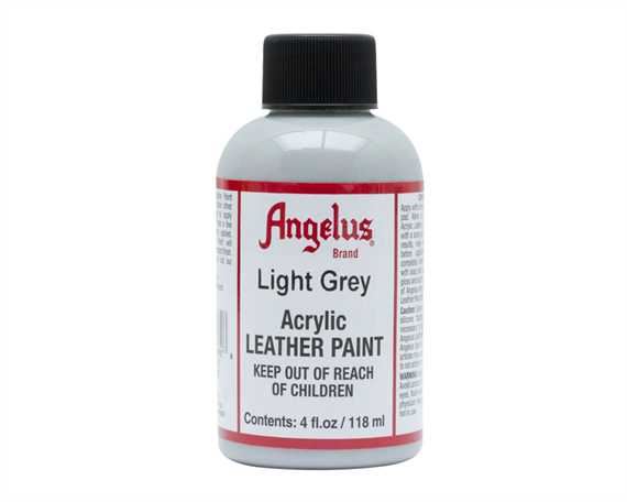 ANGELUS ACRYLIC PAINT LIGHT GREY #082 118ML USE ON LEATHER, VINYL OR FABRIC