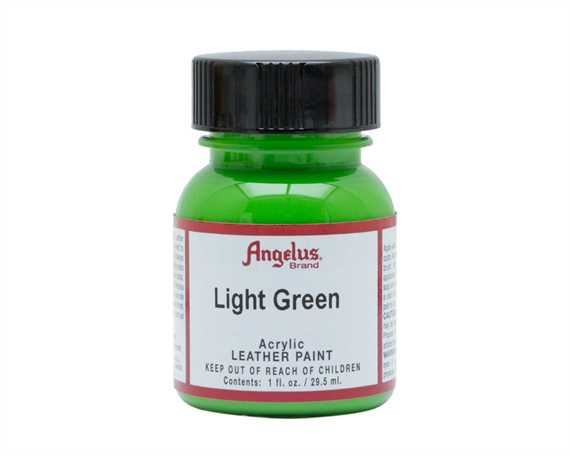 ANGELUS ACRYLIC PAINT LIGHT GREEN #172 29ML USE ON LEATHER, VINYL OR FABRIC
