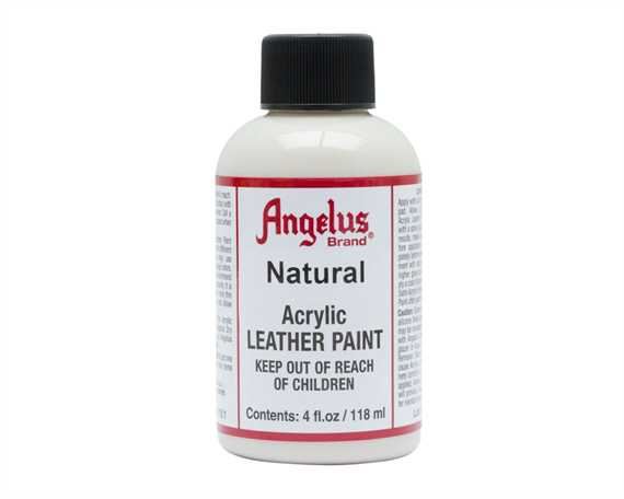 ANGELUS ACRYLIC PAINT NATURAL #161 118ML USE ON LEATHER, VINYL OR FABRIC