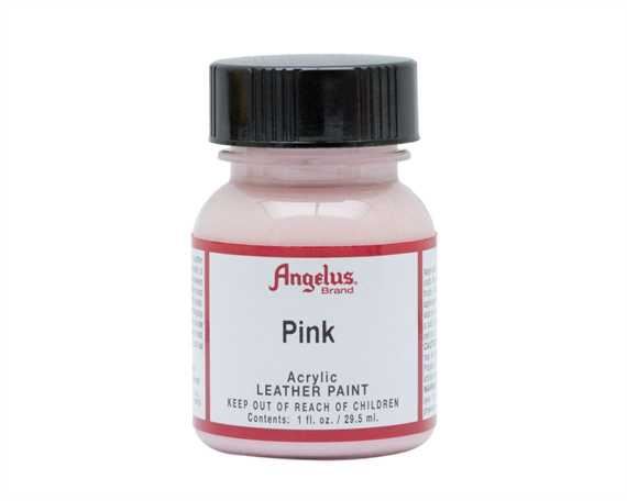 ANGELUS ACRYLIC PAINT PINK #188 29ML USE ON LEATHER, VINYL OR FABRIC