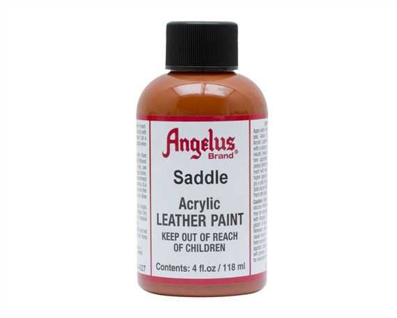 ANGELUS ACRYLIC PAINT SADDLE #027 118ML USE ON LEATHER, VINYL OR FABRIC