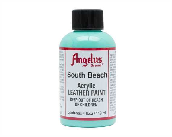 ANGELUS ACRYLIC PAINT SOUTH BEACH #261 118ML USE ON LEATHER, VINYL OR FABRIC