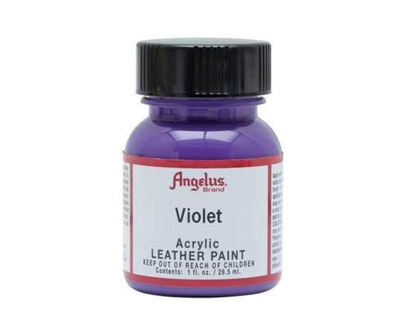 ANGELUS ACRYLIC PAINT VIOLET #178 29ML USE ON LEATHER, VINYL OR FABRIC