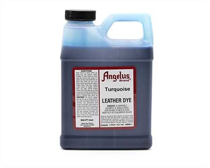 ANGELUS LEATHER DYE TURQUOISE #043 1 PINT/473ML