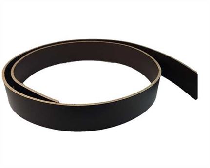 BELT STRAP CHESTNUT 25MM WIDE 3.5MM THICK ITALIAN DOUBLE BUTT STANDARD LENGTH