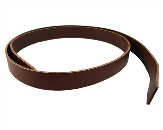 BELT STRAP TAN 20MM WIDE 3.5MM THICK ITALIAN DOUBLE BUTT STANDARD LENGTH