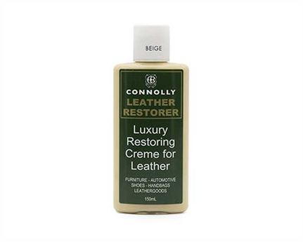 CONNOLLY LUXURY LEATHER RESTORING CREME BEIGE 150ML