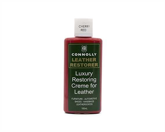 CONNOLLY LUXURY LEATHER RESTORING CREME CHERRY RED 150ML