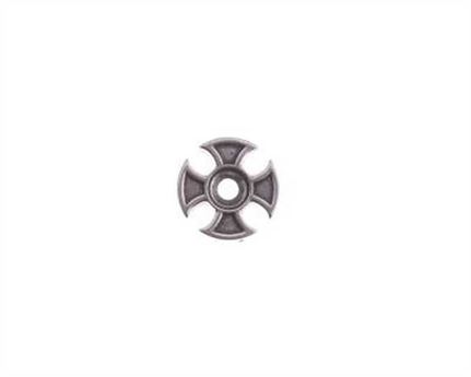 CONCHO MALTESE CROSS CONCHO WITH HOLE CENTRE FOR RIVET 20MM