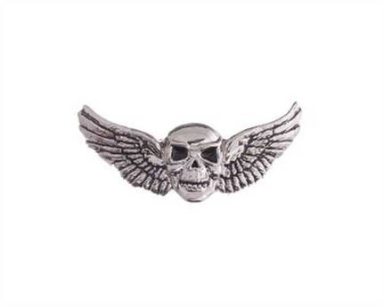 CONCHO SKULL WITH WINGS 50MM X 22MM 