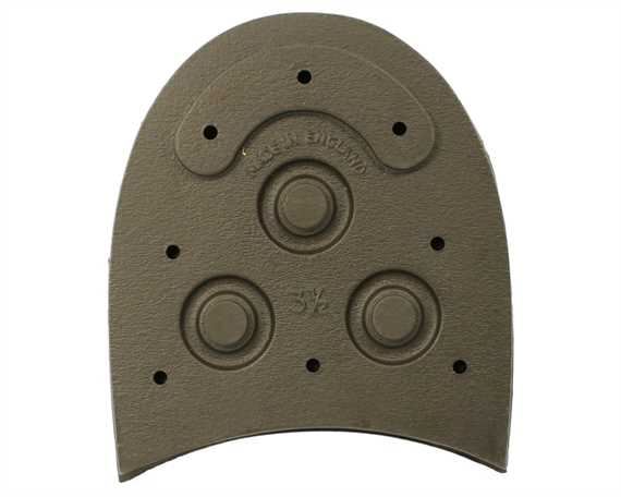 DAINITE STUDDED RUBBER HEEL 3 1/4" BROWN 