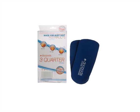 DOCPODS ORTHOTIC INNERSOLE 3 QUARTER LARGE 