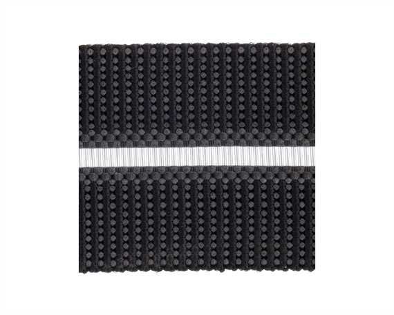 SHOE DOCTOR ELASTIC BUCKLE BLACK STYLE #1686 (PER L/MTR) 20MM