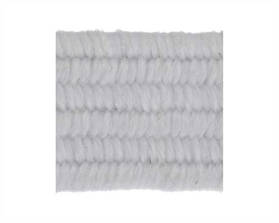 ELASTIC FLAT WHITE (PER L/MTR) 6MM