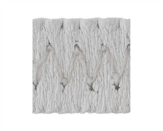 ELASTIC LEATHER COVERED WHITE (PER L/MTR) 10MM