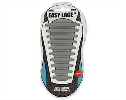 EASY LACE FLAT CARD 20 PCE GREY