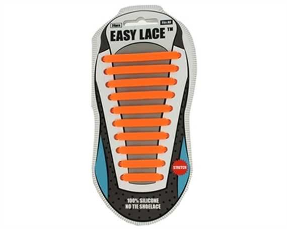 EASY LACE FLAT CARD 20 PCE ORANGE