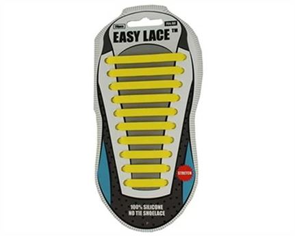 EASY LACE FLAT CARD 20 PCE YELLOW