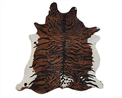HAIR ON HIDE JAVA TIGER PRINT Free Delivery!