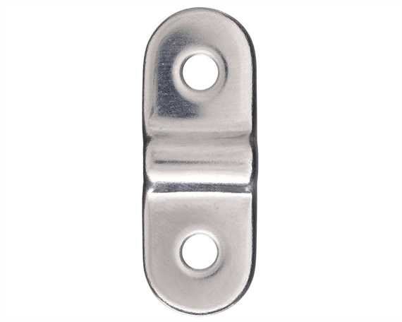 BAG DOCTOR HANDLE PLATE RAISED NICKEL PLATED 14MM