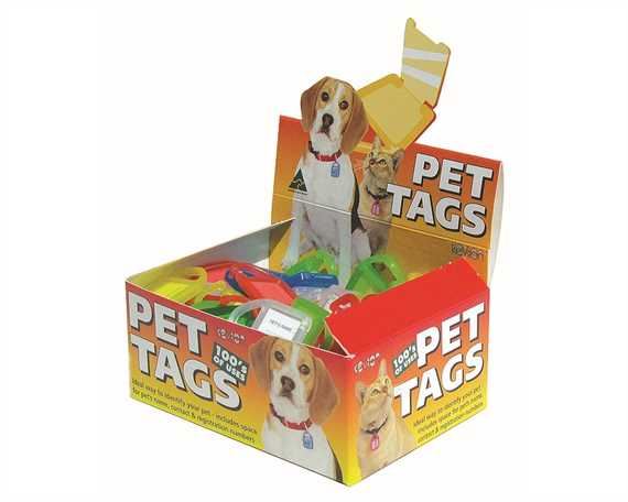 KEVRON PET TAG ID33 PER 100 MIXED COLOURS