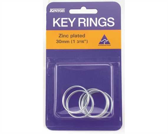 KEVRON KEYRING 30MM (1 3/16") PER 5 IN BLISTER PACK