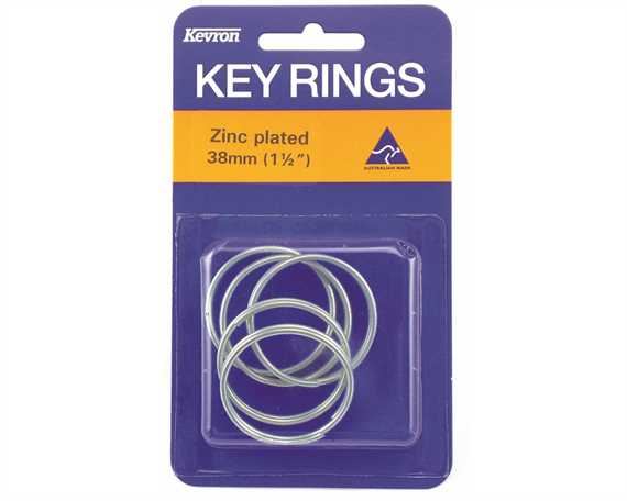 KEVRON KEYRING 38MM (1 1/2") PER 5 IN BLISTER PACK