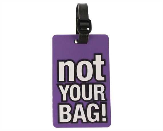 LUGGAGE LABEL PVC - NOT YOUR BAG!