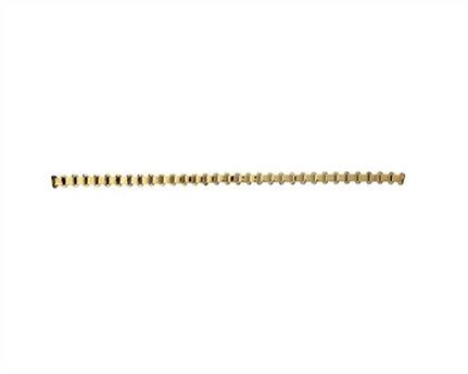 ORNAMENT BRASS FLAT FRONT BROW BAND CHAIN 6MM