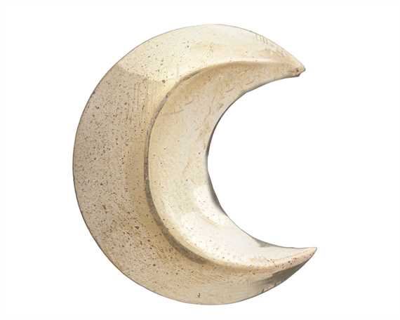 ORNAMENT BRASS HARNESS MOON SHAPED 25MM