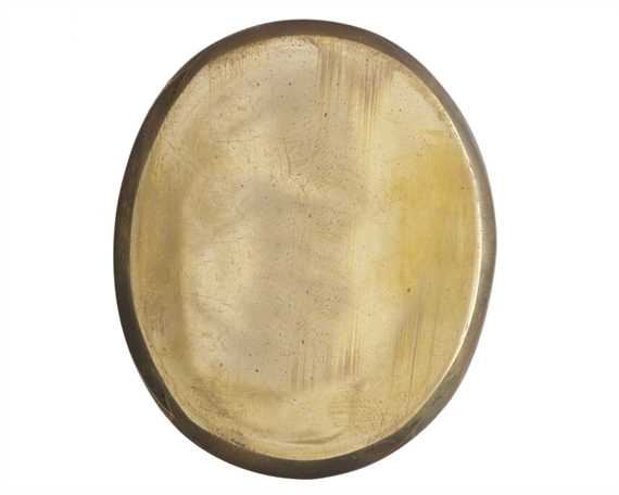 SADDLE DOCTOR OVAL-SHAPED HARNESS ORNAMENTS BRASS 62MM