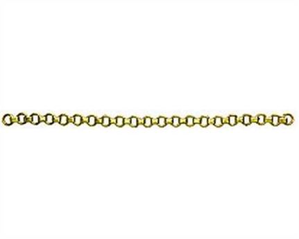 ORNAMENT BRASS RING FRONT BROW BAND CHAIN 12MM