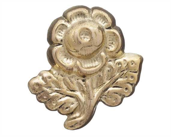 ROSE SHAPED ORNAMENTS BRASS 25MM