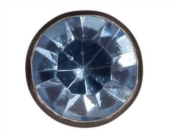 ORNAMENT CRYSTAL LIGHT BLUE 10MM PKT 10