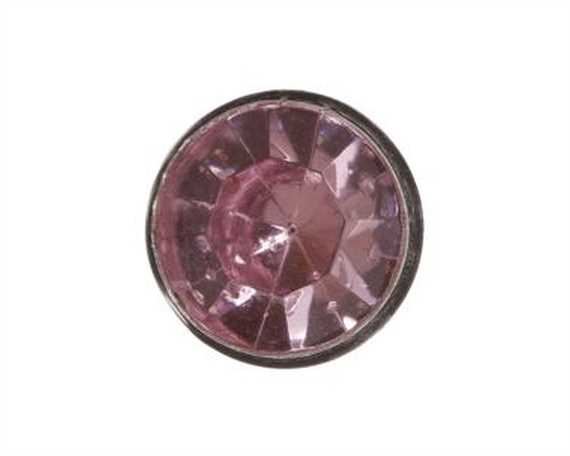 ORNAMENT CRYSTAL LIGHT PINK 6MM PKT 10