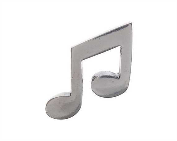 ORNAMENT STAINLESS STEEL MUSICAL NOTE 