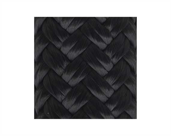ROPE MARINE DOUBLE BRAID 6MM (PER L/MTR) SOLID BLACK