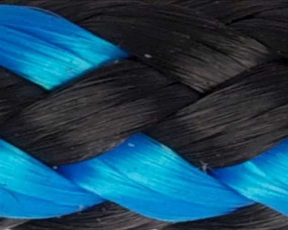 ROPE MARINE DOUBLE BRAID 6MM (PER L/MTR) BLACK WITH FLECK