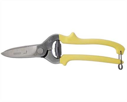 SHEARS YELLOW CURVED 