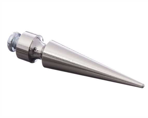 BAG DOCTOR SCREW IN ROCKET STUD  #1H101-45 NICKEL PLATED 45MM