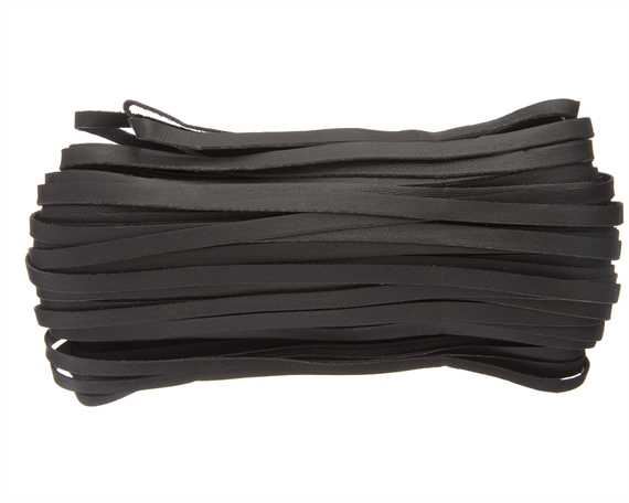 KANGAROO LACING FLAT 4.7MM BLACK 20M AUSTRALIAN MADE