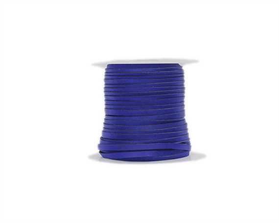 KANGAROO LACING FLAT 4.7MM LIGHT BLUE 50M ROLL AUSTRALIAN MADE