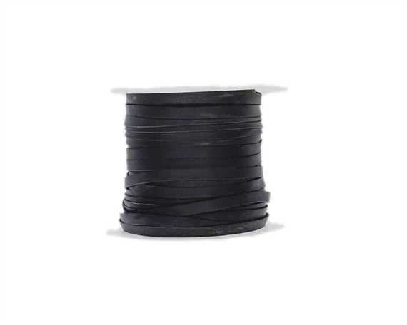 KANGAROO LACING FLAT 6MM NAVY 50M ROLL AUSTRALIAN MADE