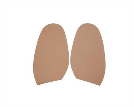 TOPY SOLING RUBBER  AUSY 1.8MM (PR) CUT TO SIZE LADIES 3-4 BEIGE
