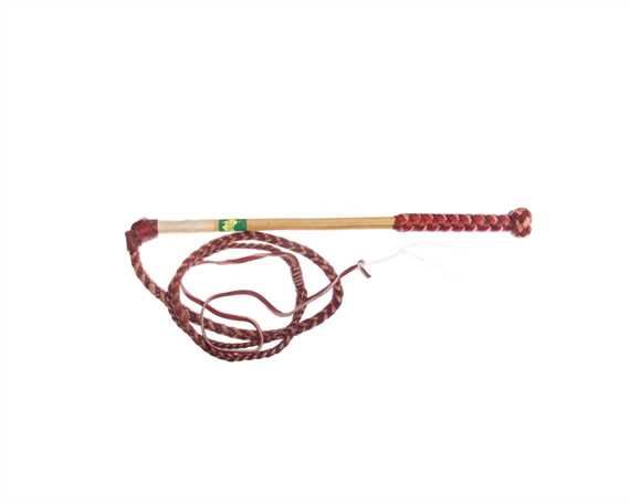 WHIP STOCK REDHIDE 5 FOOT 4 PLAIT 